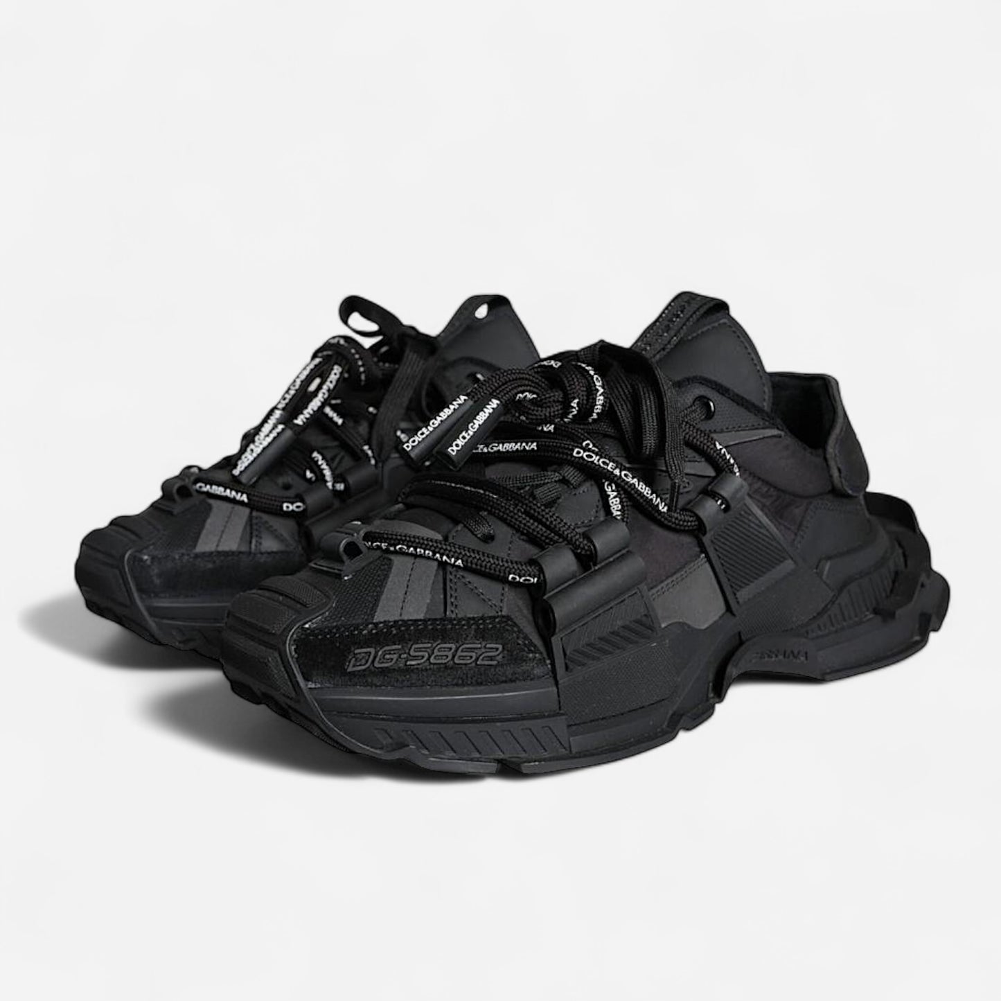 Dolce & Gabanna ‘Space Bassa Mixed Materials’ - All Black