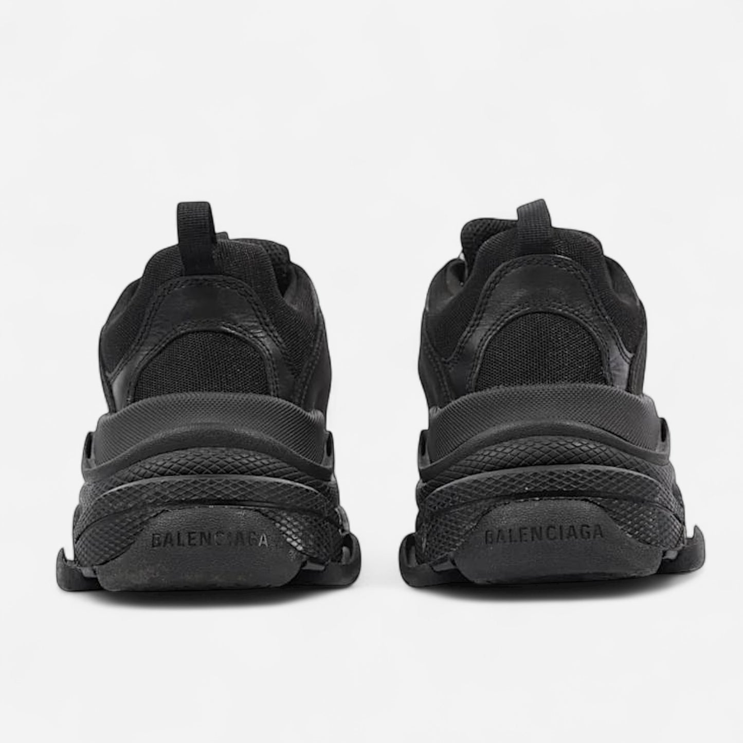 BALENCIAGA ‘Triple S Double Foam And Mesh’ - All Black