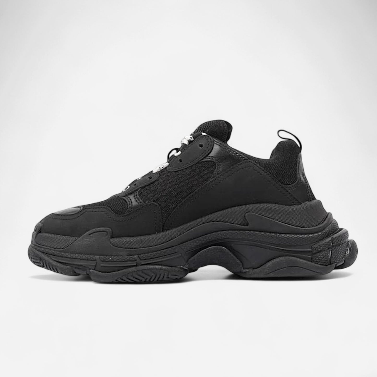 BALENCIAGA ‘Triple S Double Foam And Mesh’ - All Black