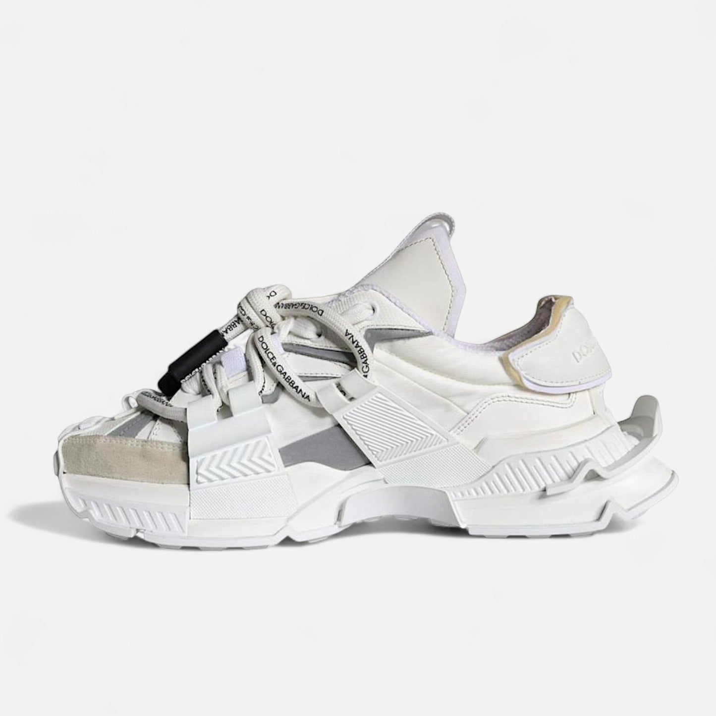 Dolce & Gabanna ‘Space Bassa Mixed Materials’ - Leather White