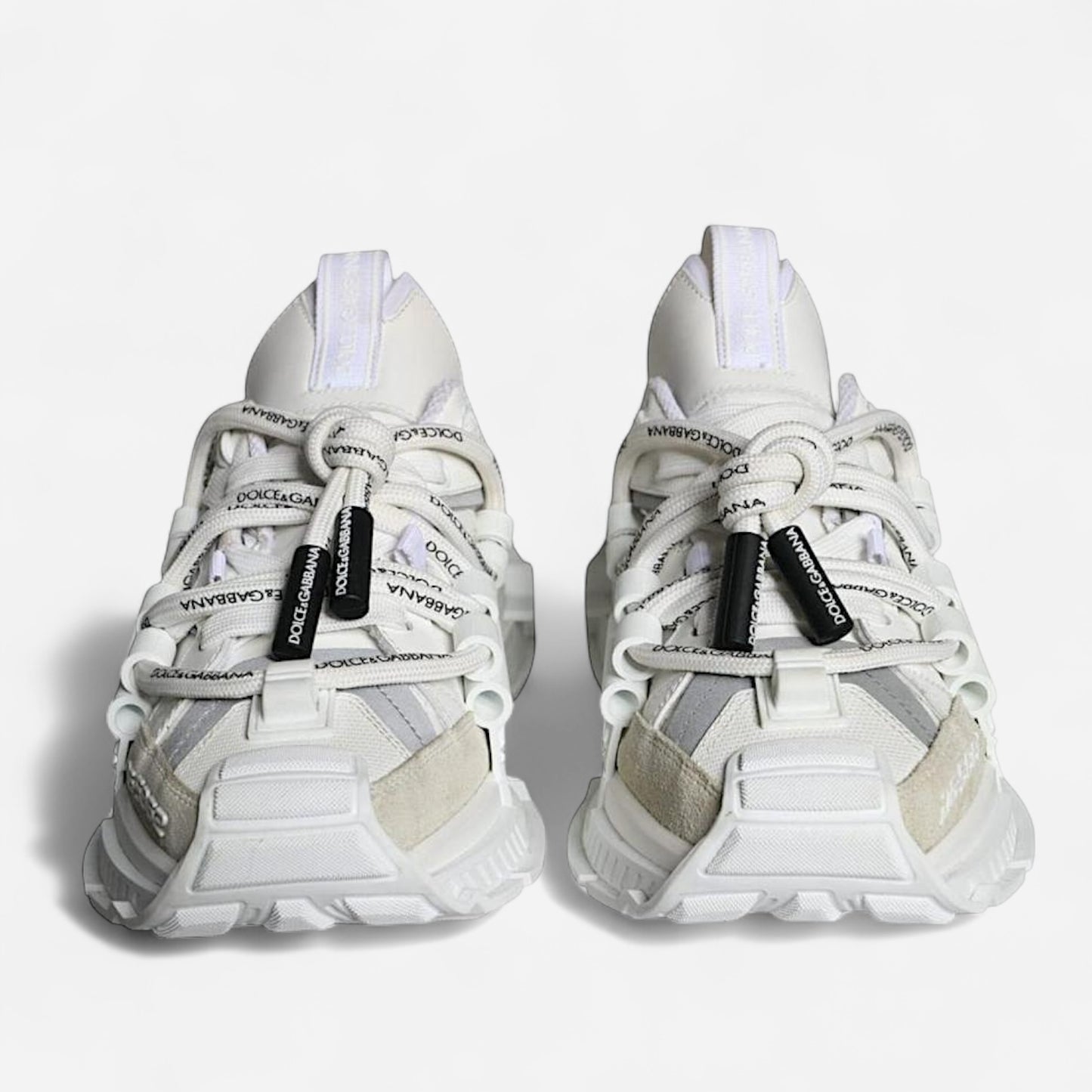 Dolce & Gabanna ‘Space Bassa Mixed Materials’ - Leather White