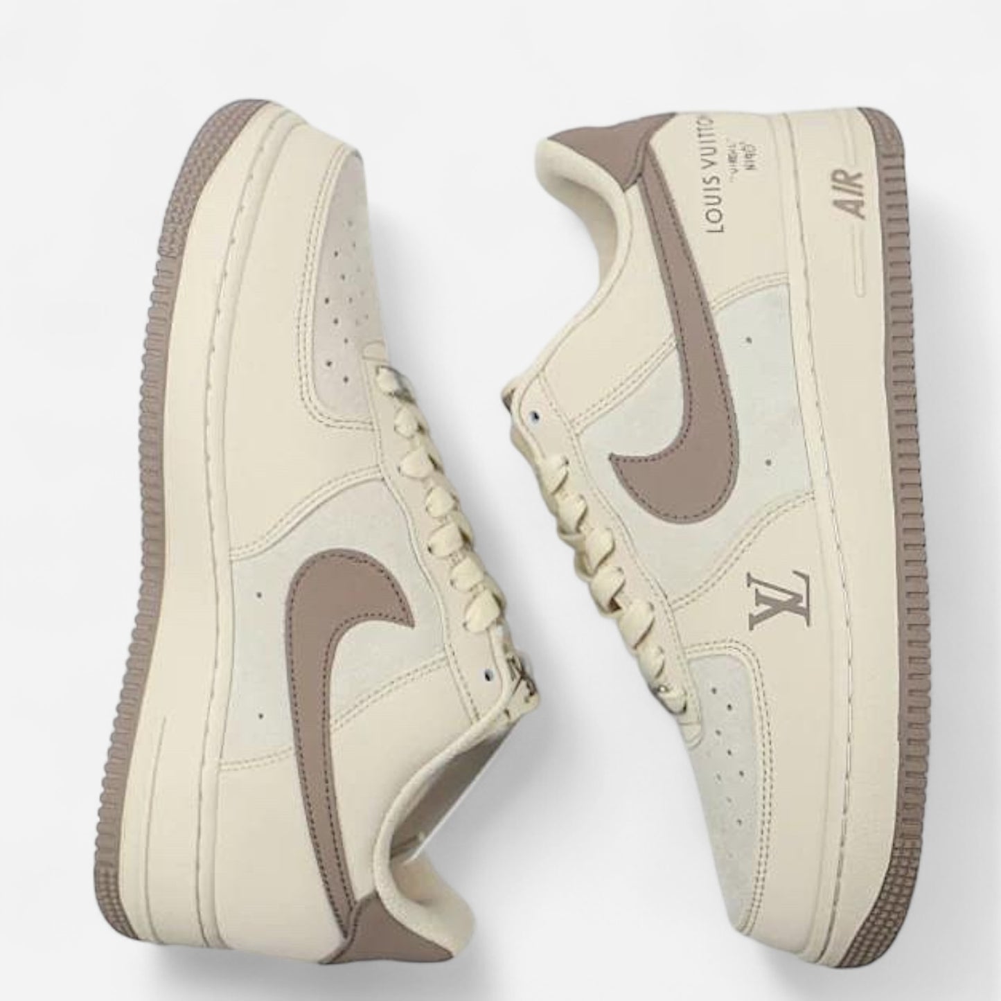 Louis Vitton x Nike ‘Air Force 1 Low 07’ - Brown Creme