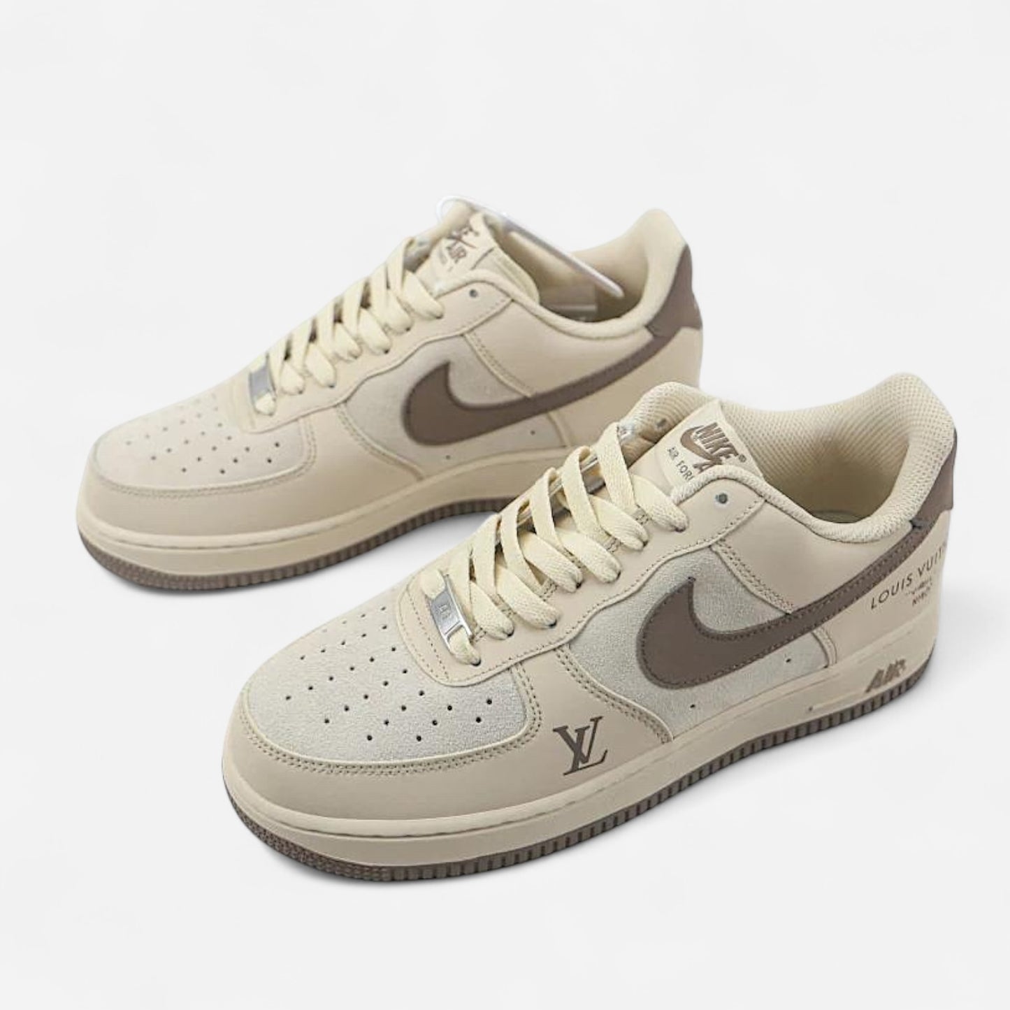 Louis Vitton x Nike ‘Air Force 1 Low 07’ - Brown Creme