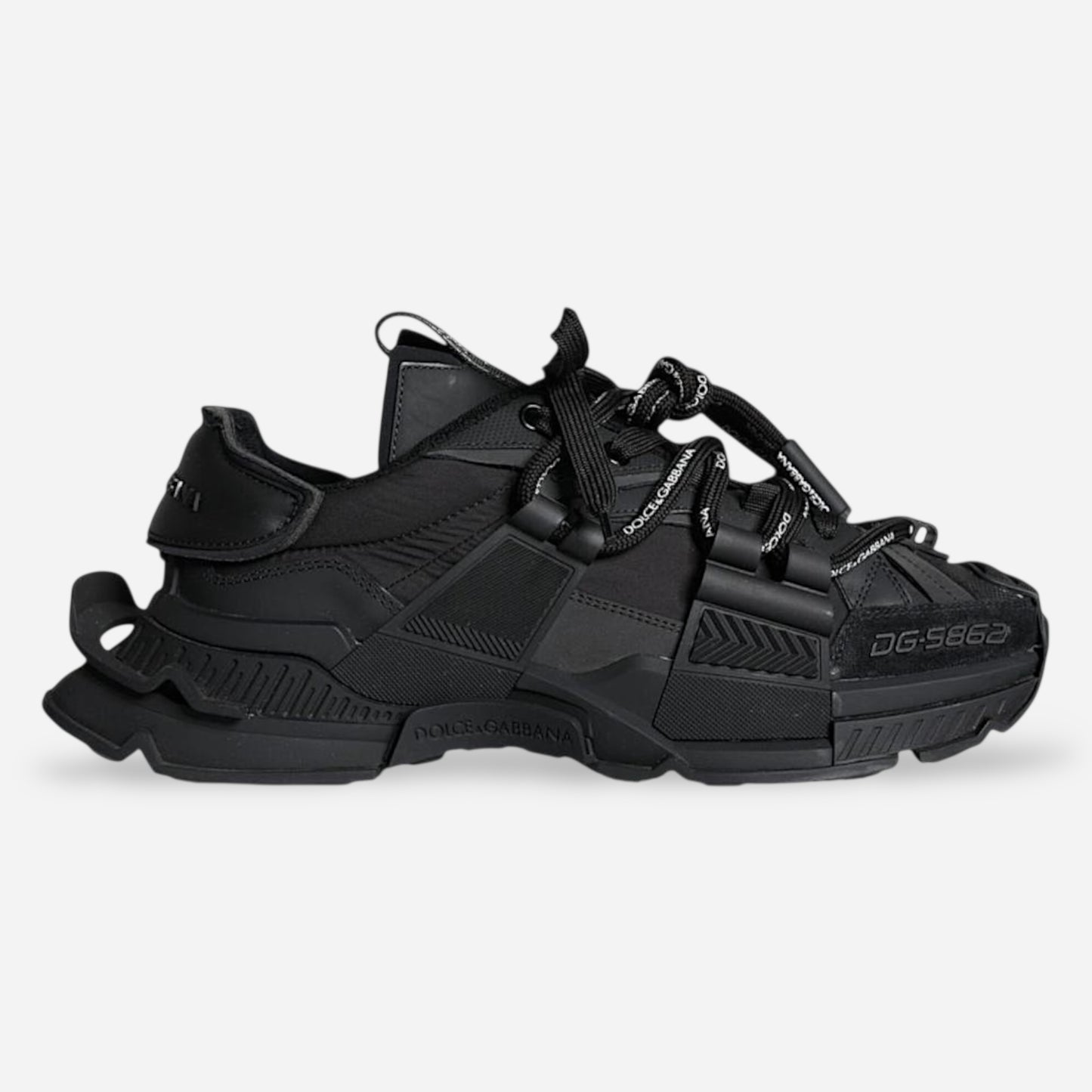 Dolce & Gabanna ‘Space Bassa Mixed Materials’ - All Black