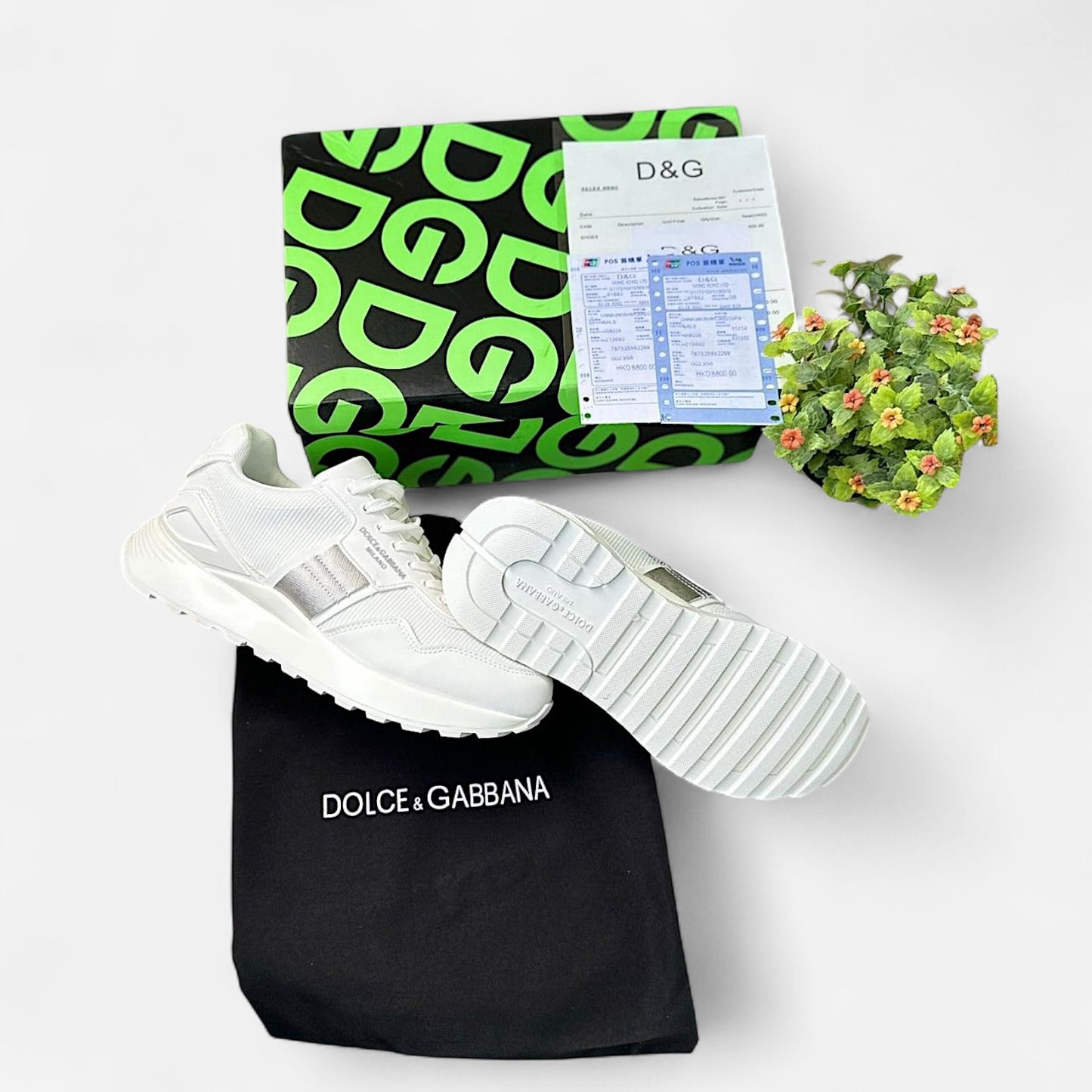 DOLCE & GABANNA ‘D&G sneakers’ - All White