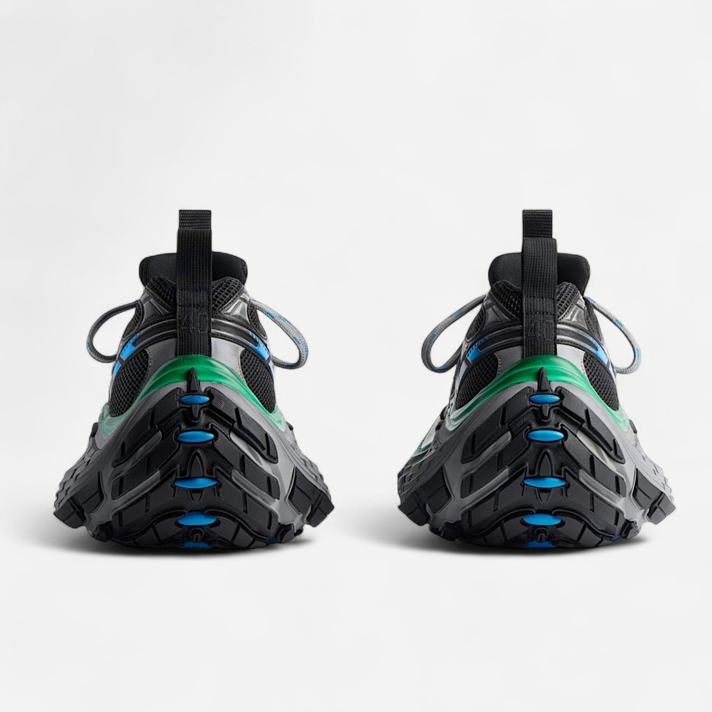 BALENCIAGA ‘10 XL Sneakers’ - Black Gray & Green