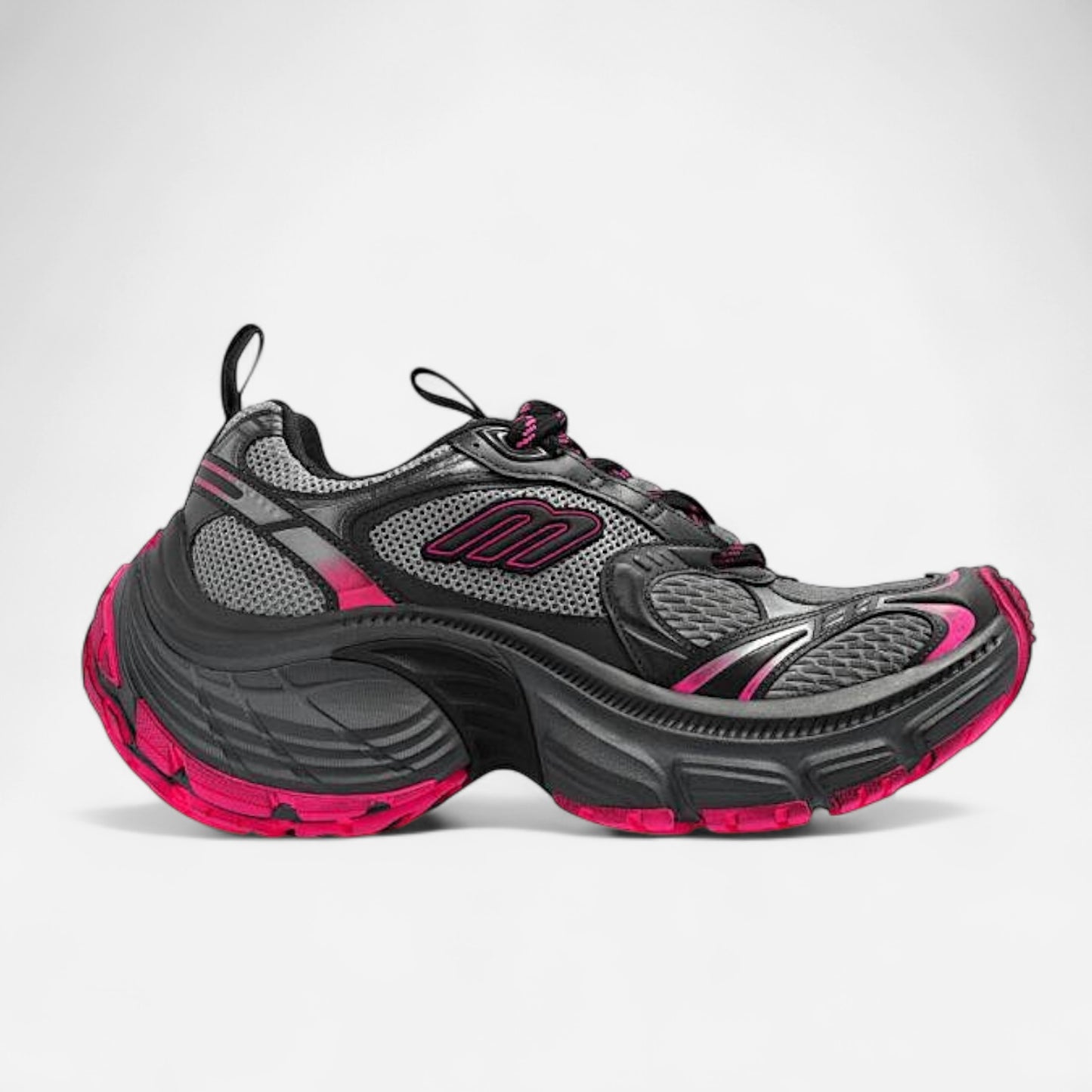 BALENCIAGA ‘10 XL Sneakers’ - Gray & Pink