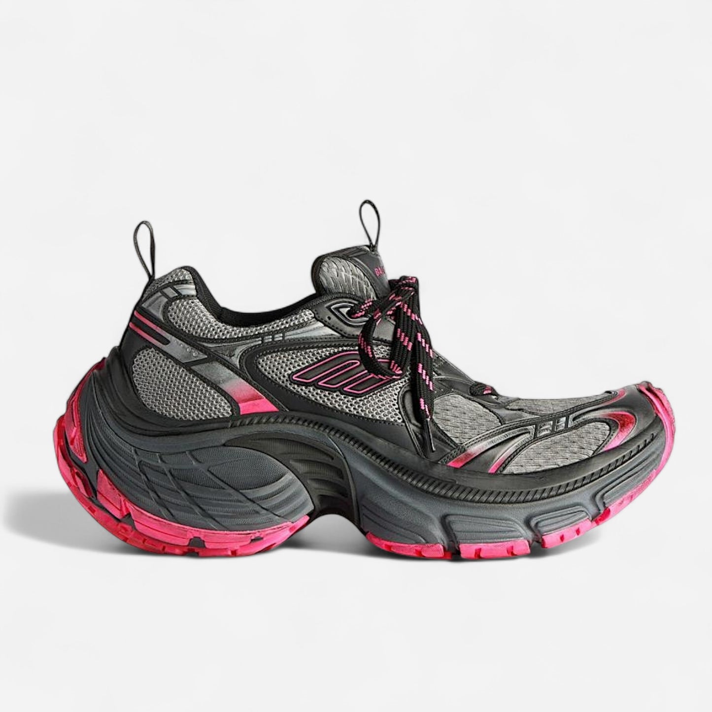 BALENCIAGA ‘10 XL Sneakers’ - Gray & Pink