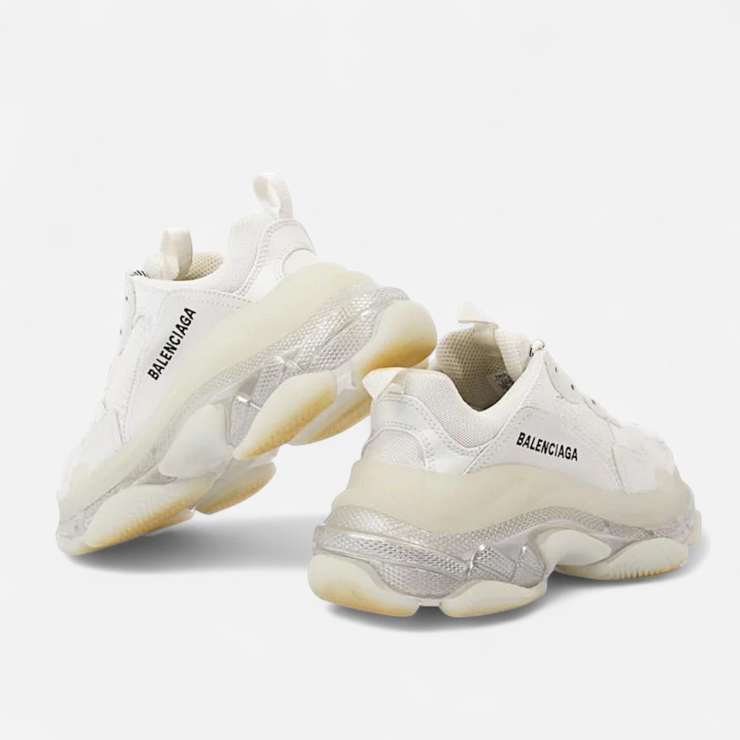 BALENCIAGA ‘Triple S’ - Clear Sole White