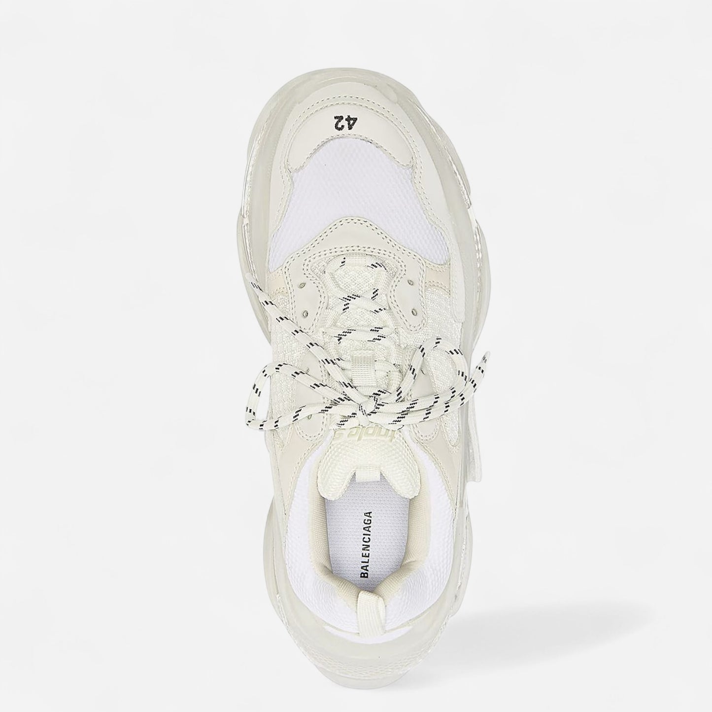 BALENCIAGA ‘Triple S’ - Clear Sole White