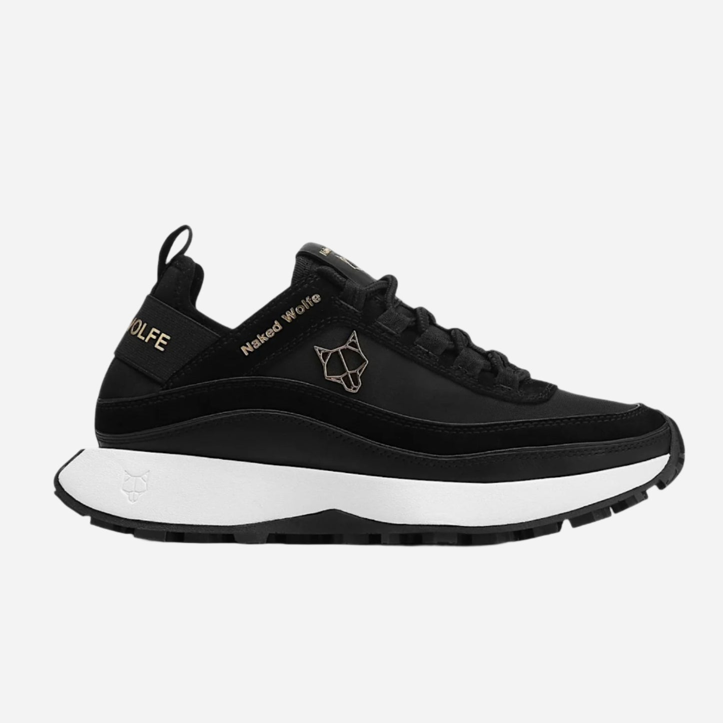 NAKED WOLFE ‘Petal Black Nylon’ - Black & gold