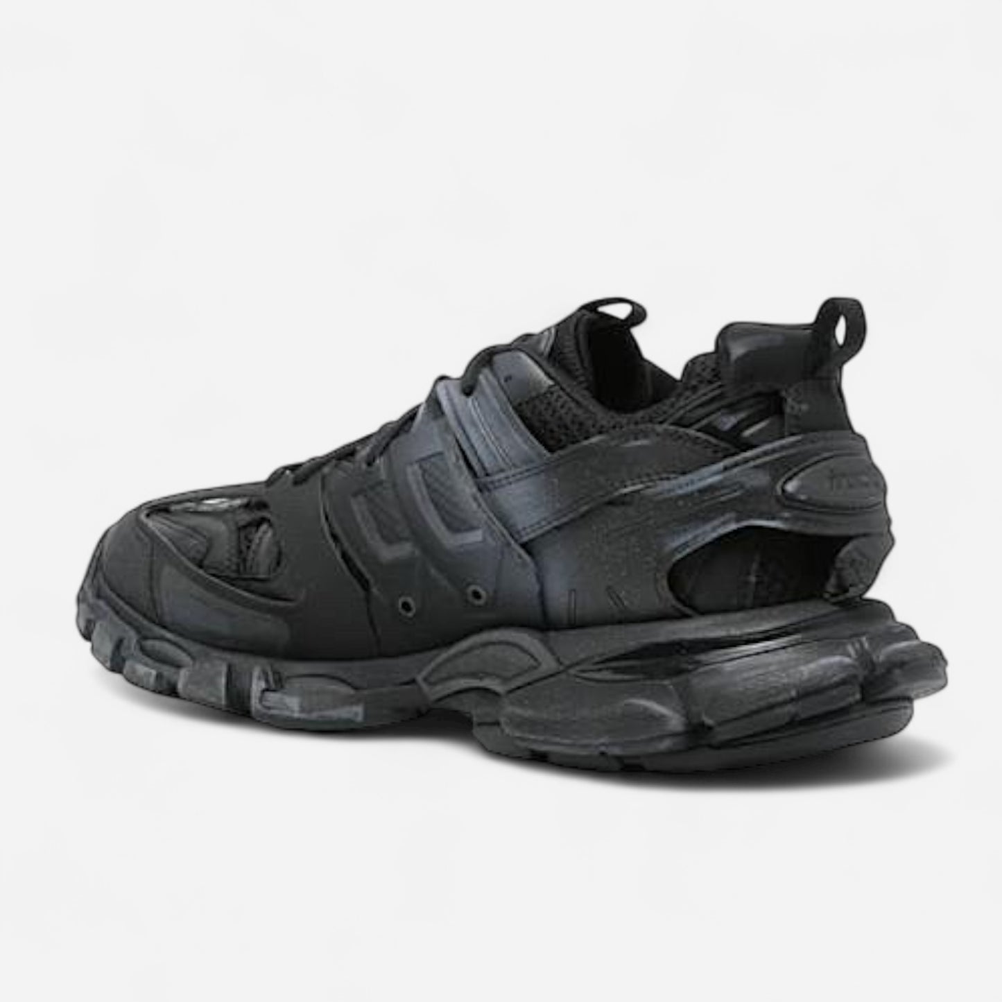 BALENCIAGA ‘Track Signature Sneakers’ - Black