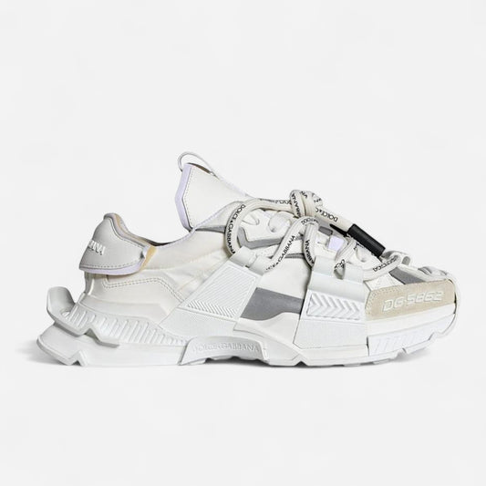 Dolce & Gabanna ‘Space Bassa Mixed Materials’ - Leather White