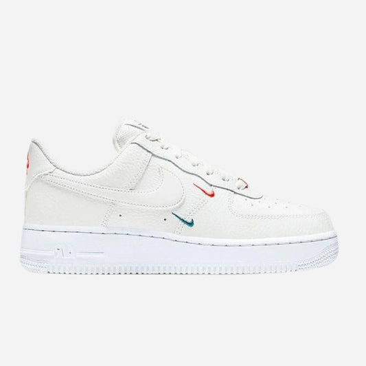 Nike ‘Air Force 1 Low 07’ - Summit White Solar Red