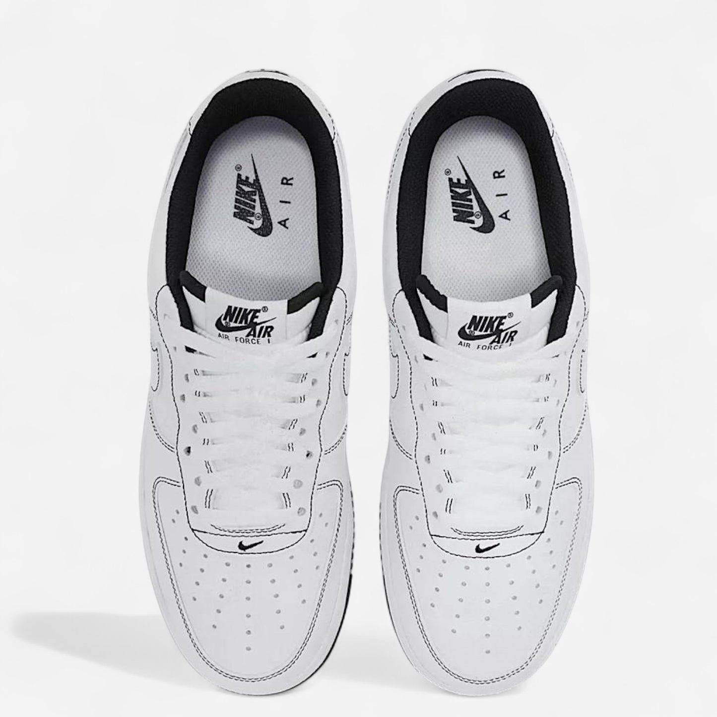 Nike ‘Air Force 1 Low 07’ - Urban Stitch White & Black