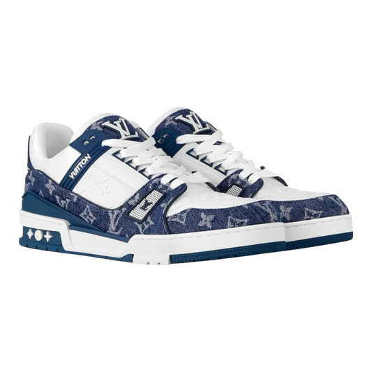 LOUIS VUITTON 'Trainer sneaker' - Blue & white