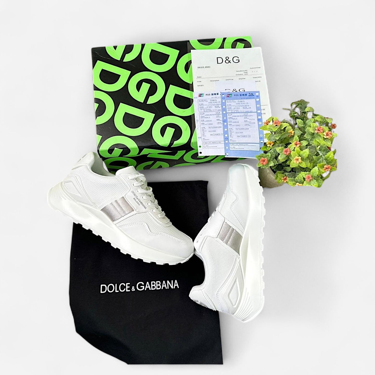 DOLCE & GABANNA ‘D&G sneakers’ - All White
