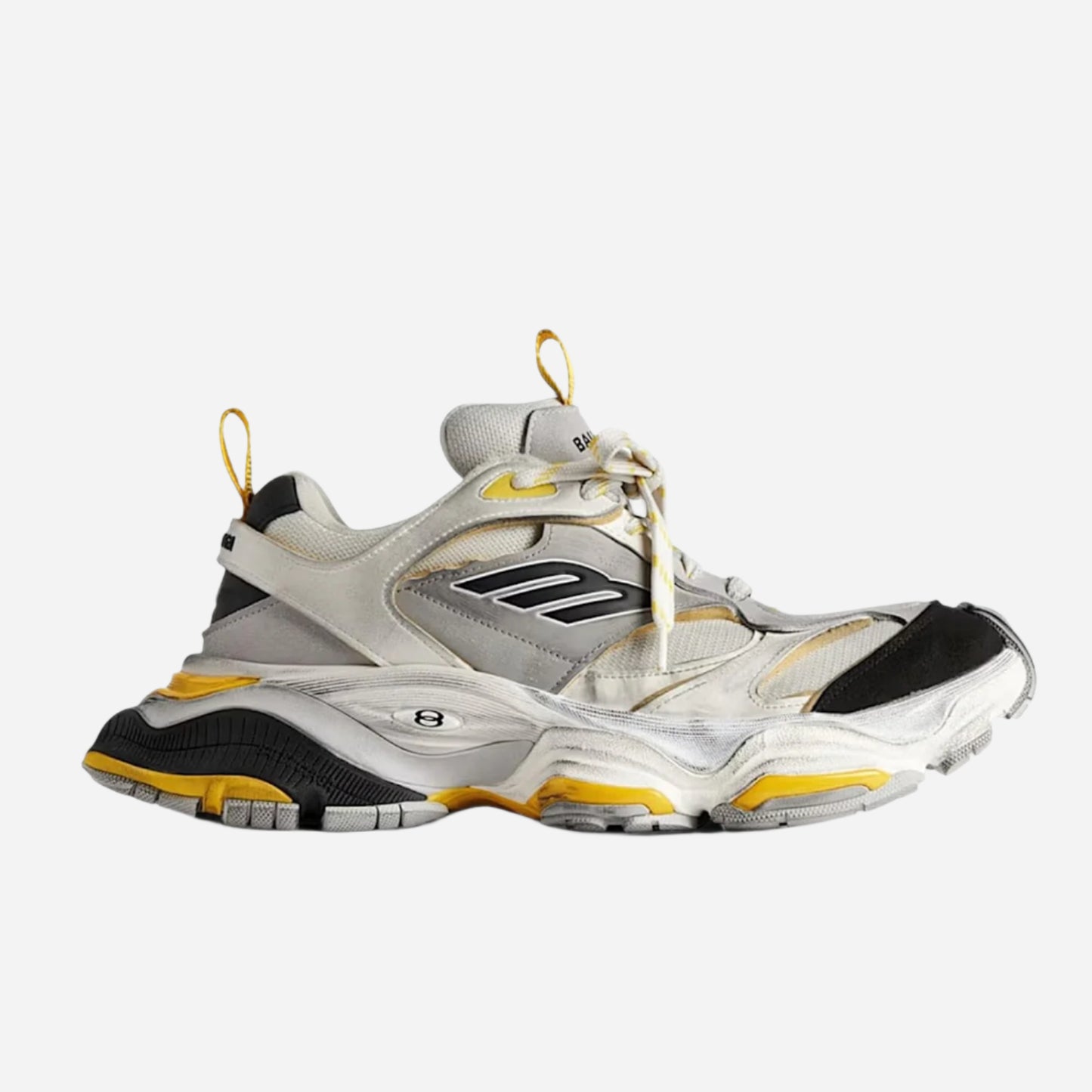 BALENCIAGA ‘Cargo Sneakers’ - Gray & Yellow