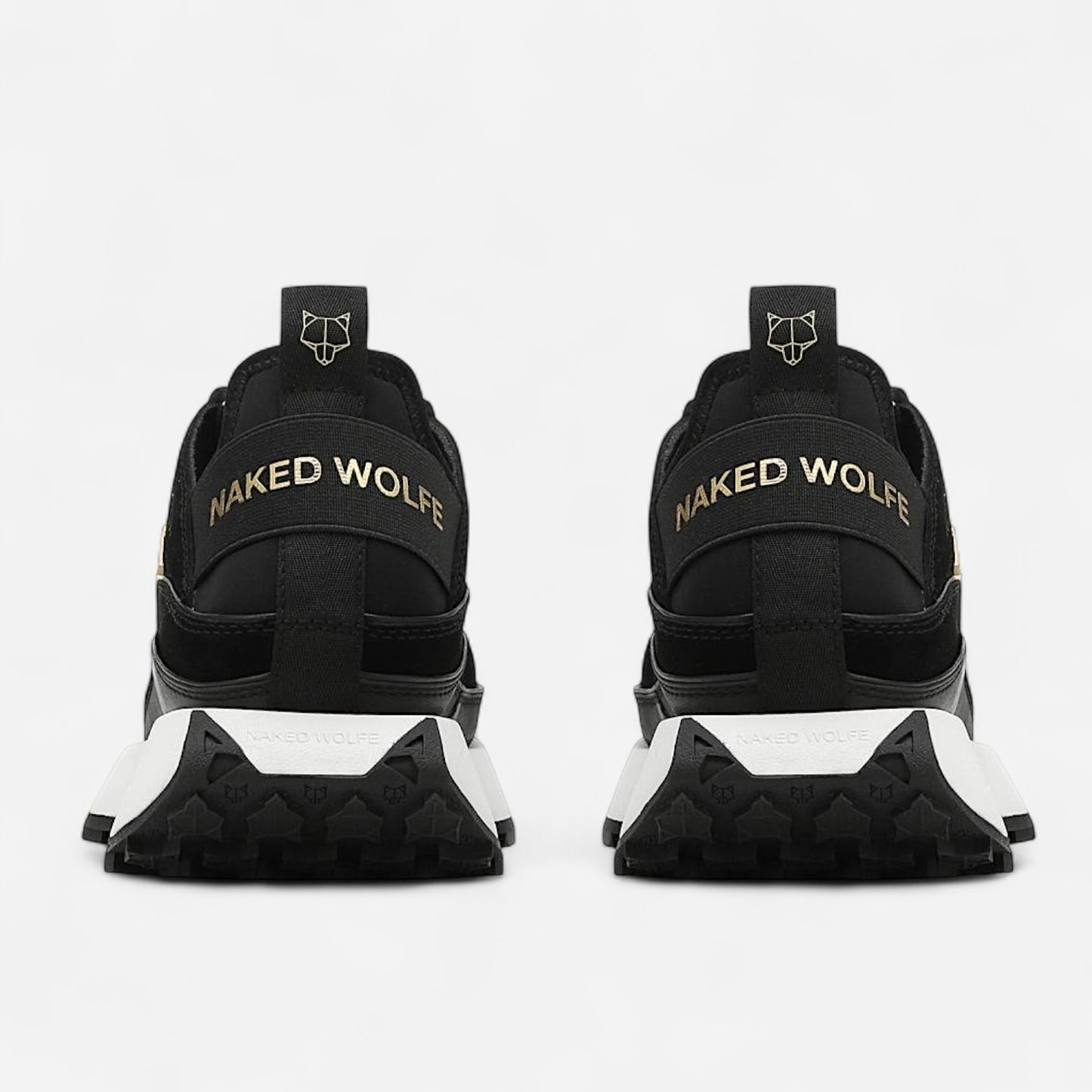 NAKED WOLFE ‘Petal Black Nylon’ - Black & gold