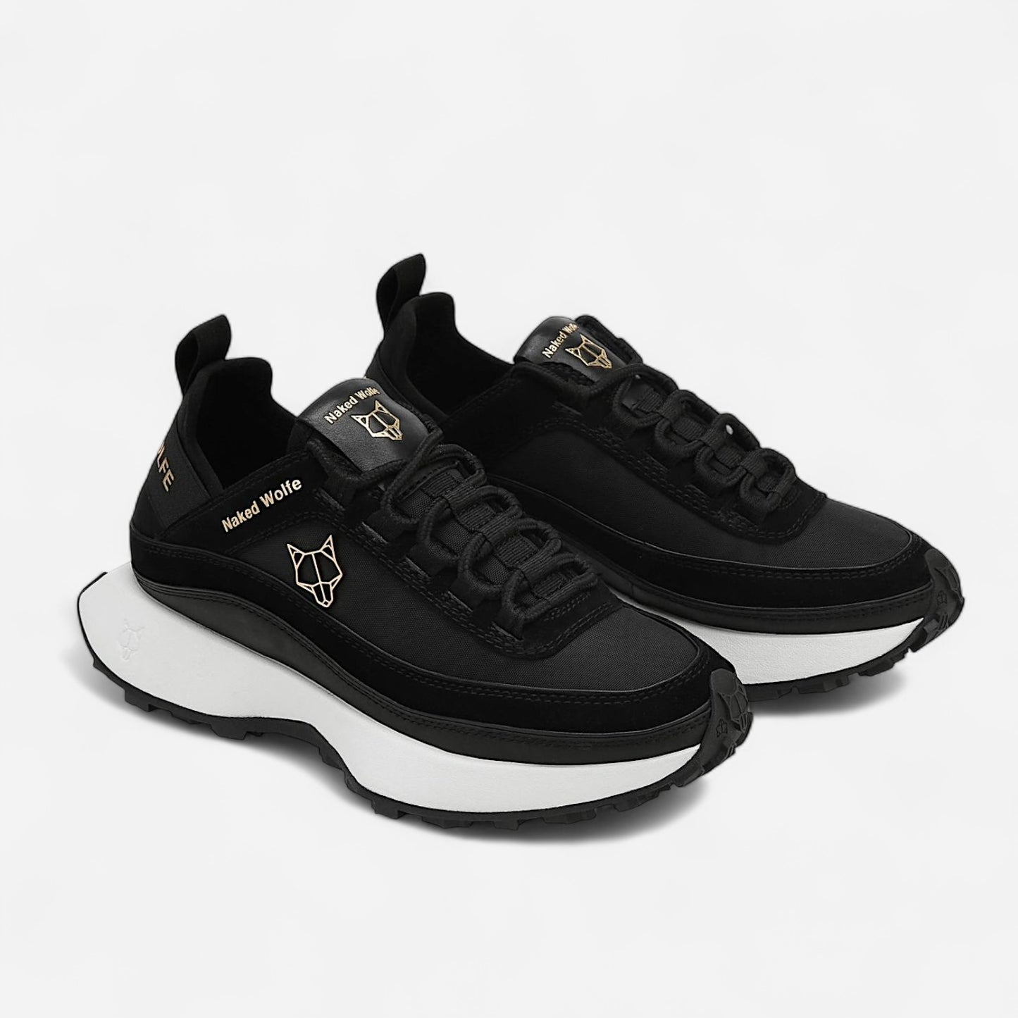 NAKED WOLFE ‘Petal Black Nylon’ - Black & gold
